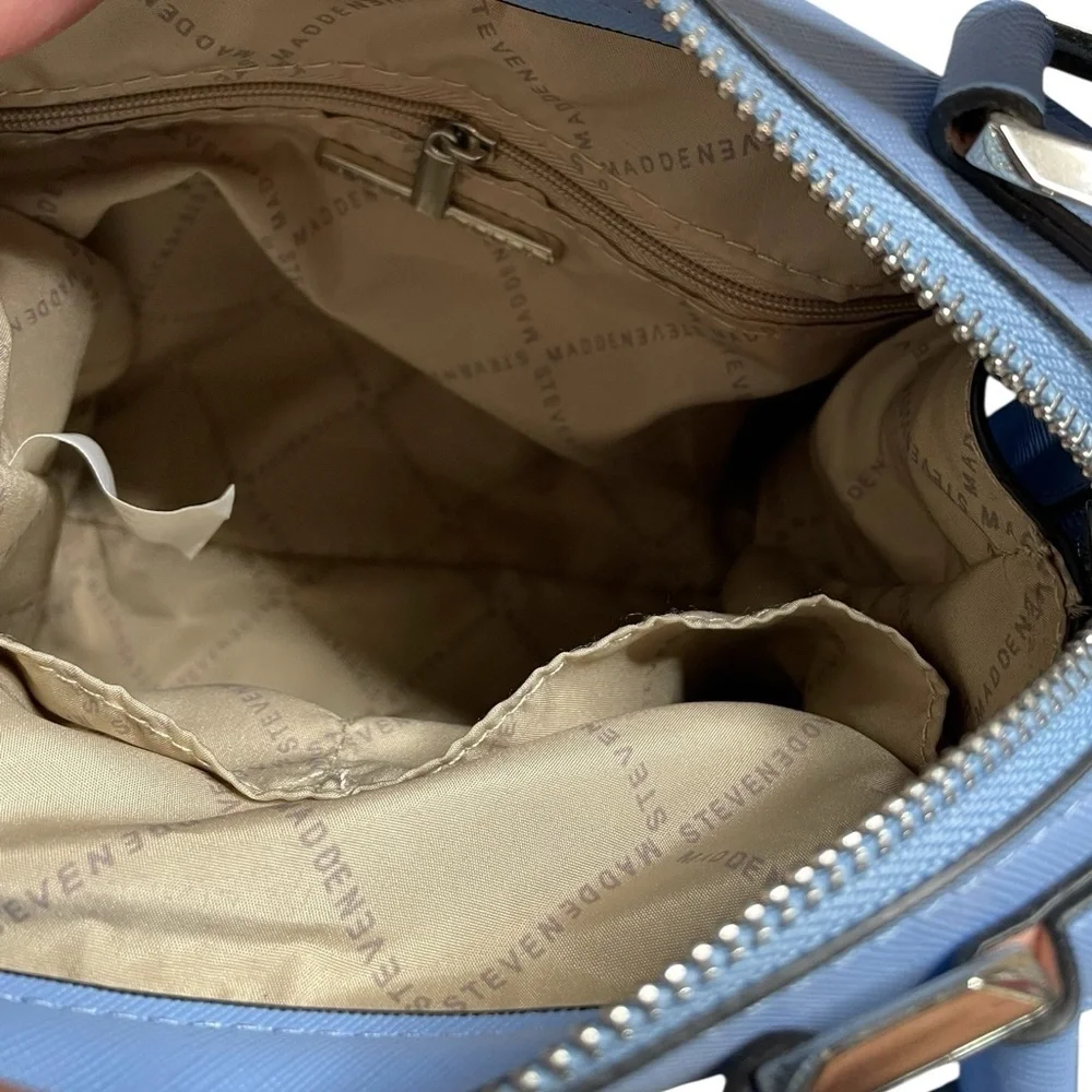 NWOT Steve Madden Light Blue Satchel
